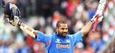 Shikhar dhawan narrowly misses world record