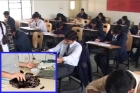 Student caught cheating in exam with bluetooth device and wig