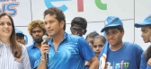 Sachin tendulkar nita ambani bat for underprivileged kids