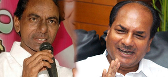 Kcr antony meet over telangana