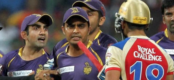 Virat kohli gautam gambhir warned for ugly spat